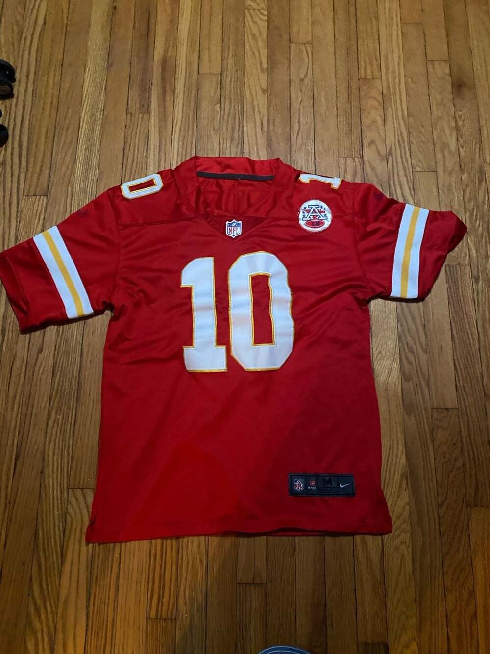 Nike Kansas City Chiefs Tyreek Hill #10 Red NFL Jersey Medium